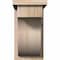 Ekena Millwork Del Monte Smooth Corbel w/Backplate, Douglas Fir, 7 1/2"W x 14"D x 14"H COR08X14X14DEL01SDF - alternate 3